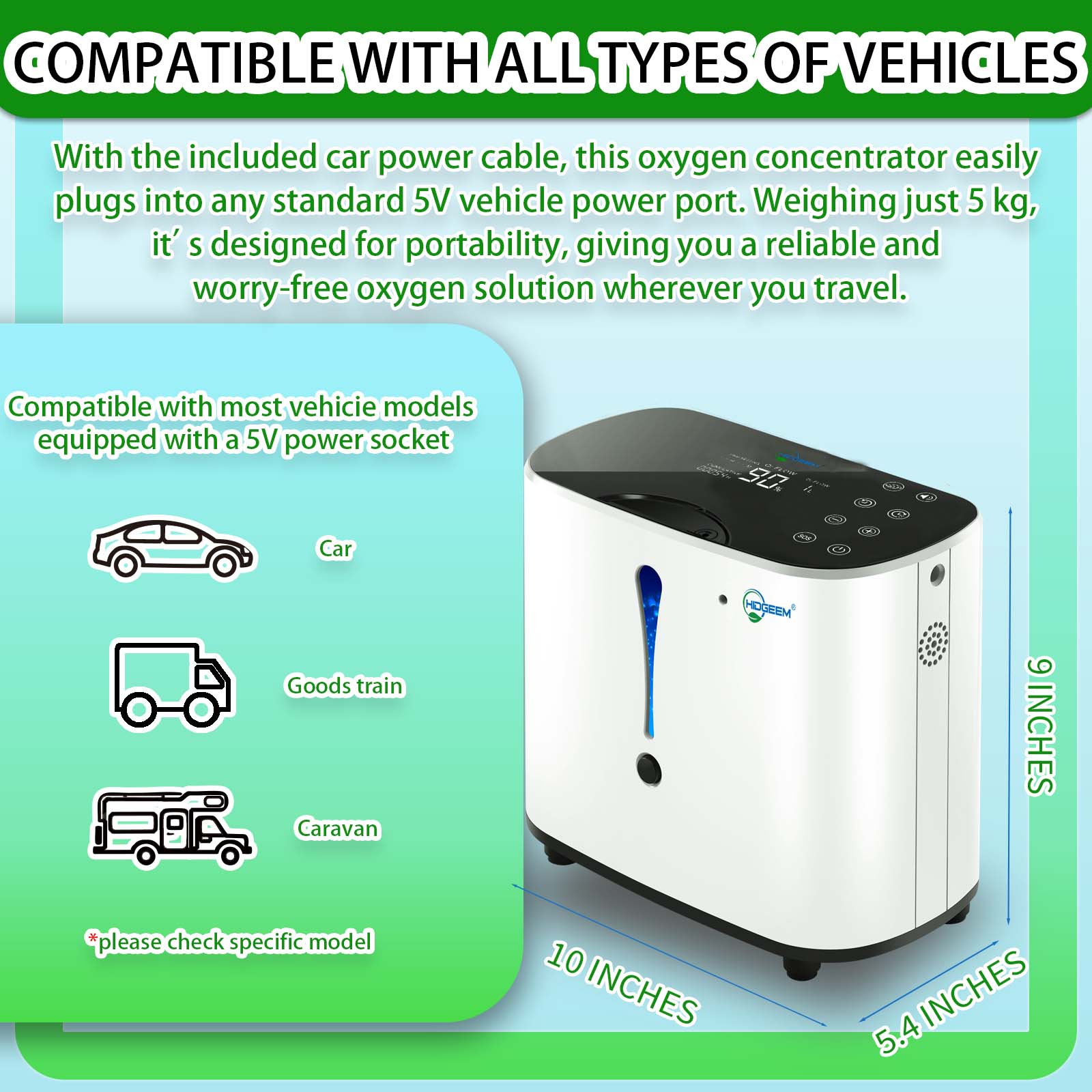 1-6L Adjustable Home Use Oxygen Concentrator