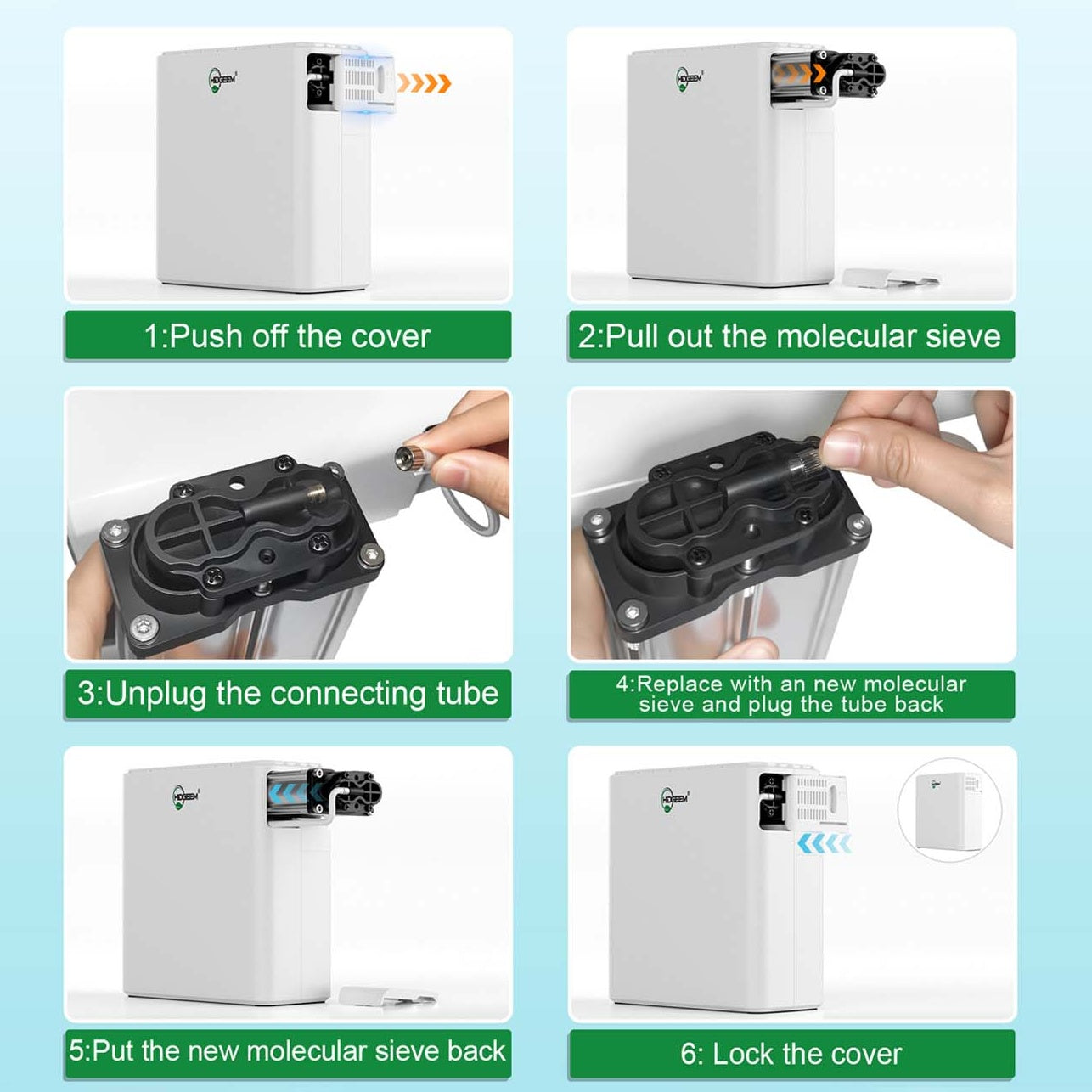 1-6L Adjustable Portable Oxygen Concentrator